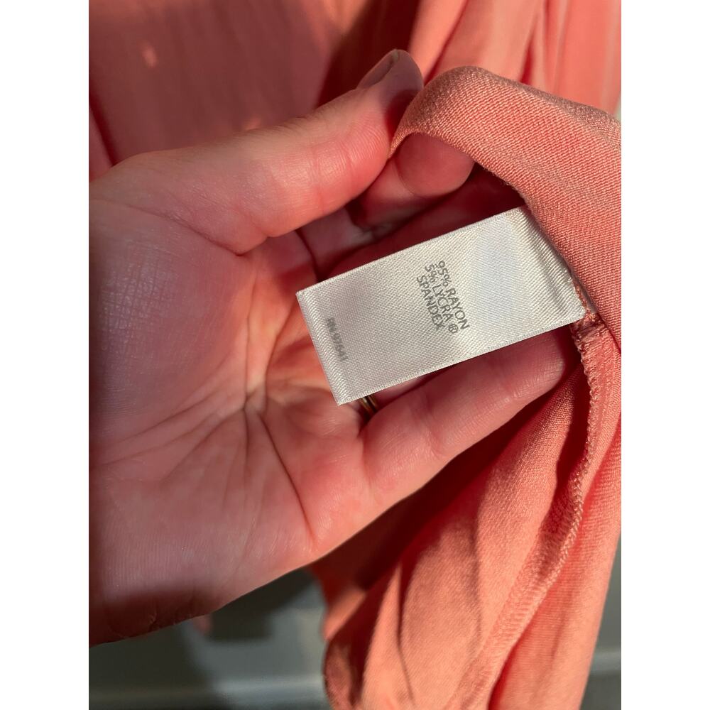 J.Jill Wearever Collection Open Waterfall Front Cardigan in Apricot Size Large - Picture 11 of 11